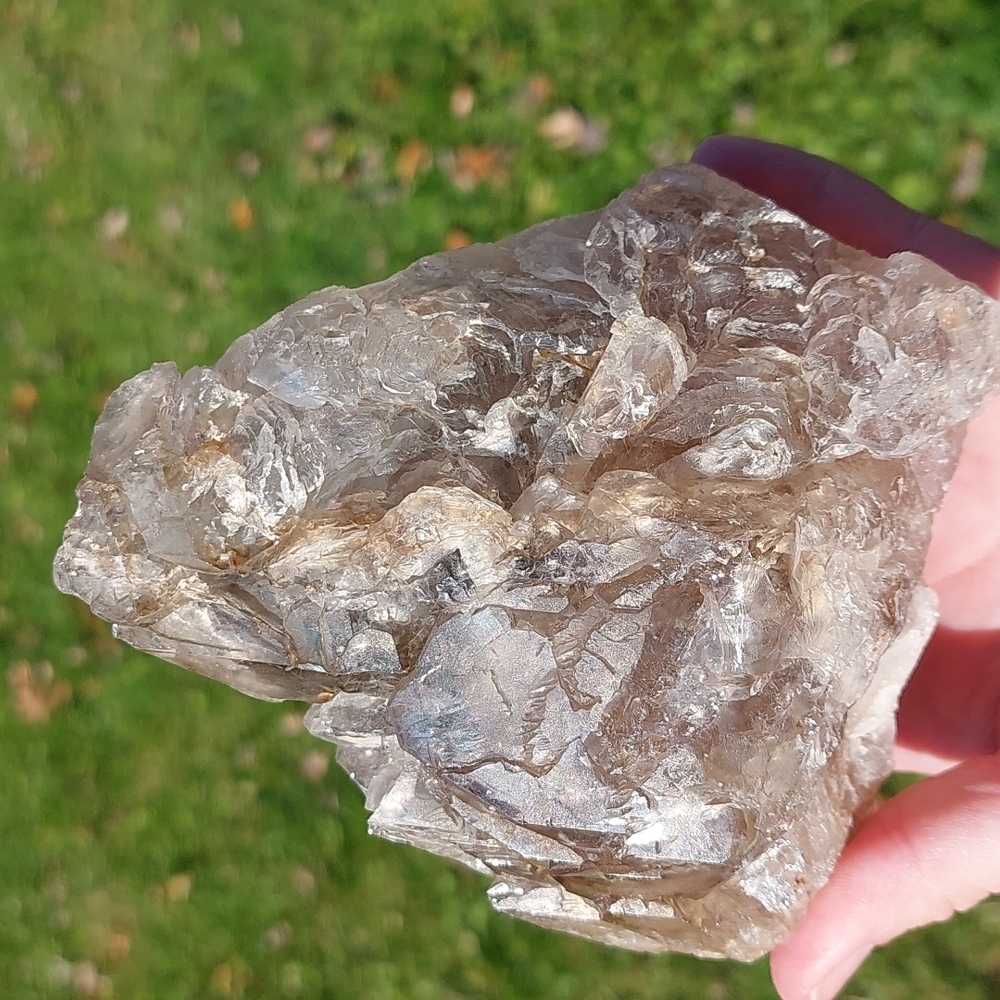 Large Smoky Quartz Crystal, Elestial Quartz, Quartz, 2 pounds 12.1 ounces
